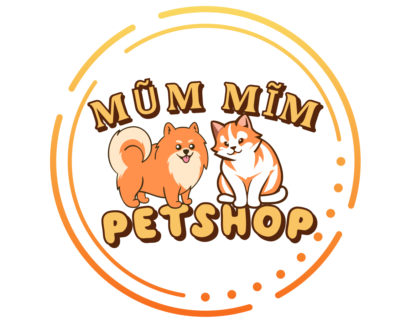Logo Mũm Mĩm Pet Shop